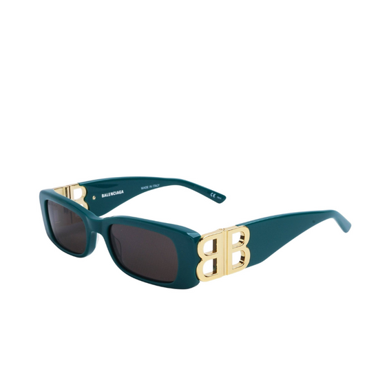 Balenciaga Dynasty Rectangle Sunglasses BB0096S Green/Grey