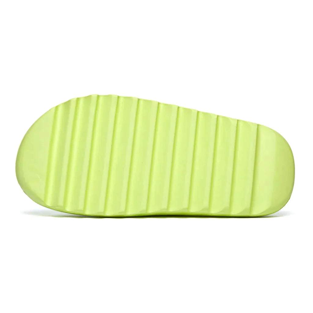 Adidas Yeezy Slides Unisex Glow Green Slippers