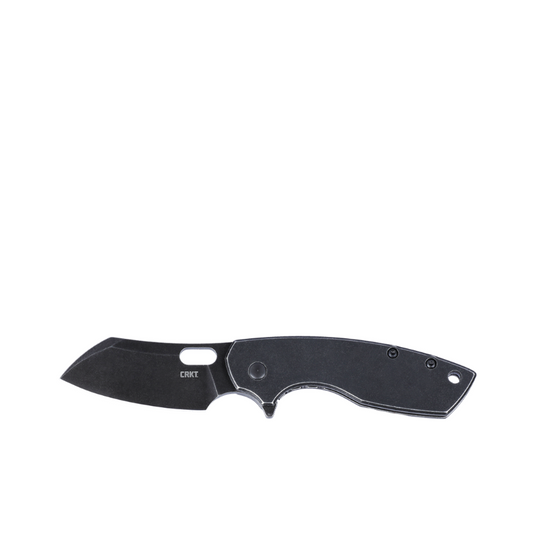 CRKT Pilar Frame Lock Everyday Carry Knives 2.4" Gray 8Cr13MoV Steel Black Handle