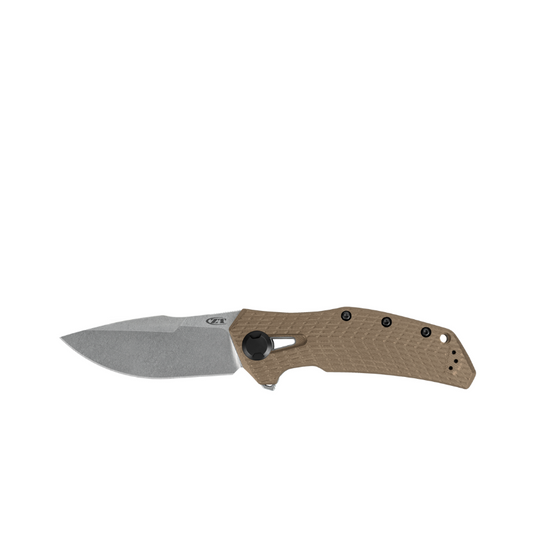 Zero Tolerance ZT Folding Knife 3.7" Coyote Tan G10 Handle CPM 20CV Blade Steel