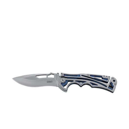 CRKT Nirk Tighe 2 Folding Pocket Knife 3.25" Skeletonized Handle, Deep Carry Pocket Clip