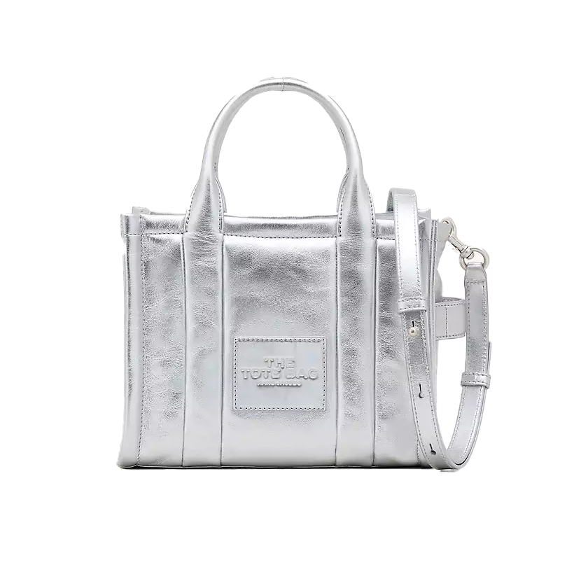 Marc Jacobs The Metallic Leather Small Tote Bag