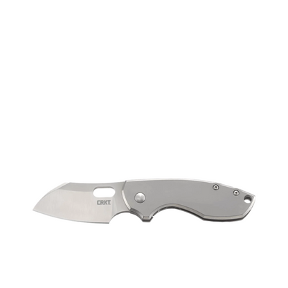 CRKT Pilar Frame Lock Everyday Carry Knives 2.4" Gray 8Cr13MoV Steel Stainless Steel Handle