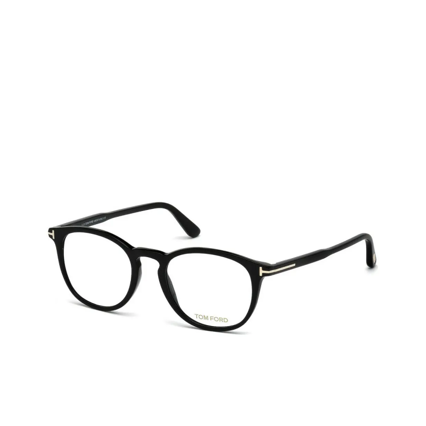 Tom Ford Rose Gold "T" Logo Glasses FT 5401 Black/Clear