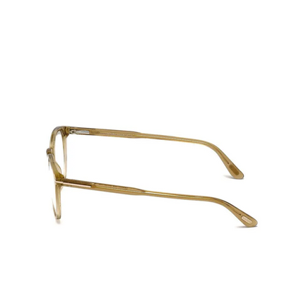 Tom Ford Rose Gold "T" Logo Glasses FT 5401 Shiny Light Brown/Clear