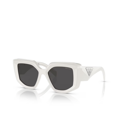 Prada Sunglasses with Triangle Logo PR 14ZS Talc/Dark Grey