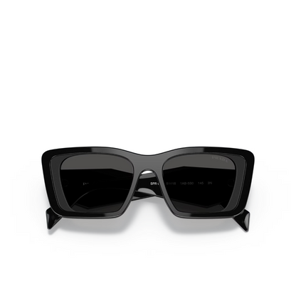 Prada Butterfly Symbole Sunglasses PR 08YS Black/Dark Grey
