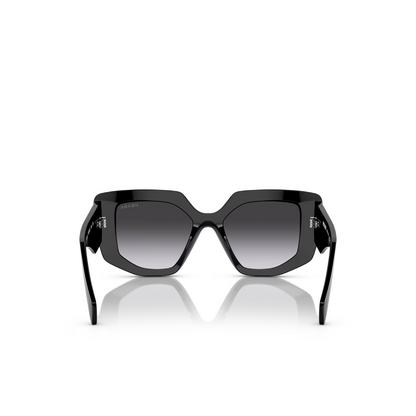 Prada Sunglasses with Triangle Logo PR 14ZS Black/Grey Gradient