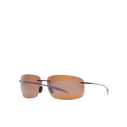 Maui Jim Breakwall Polarised Rimless Sunglasses H422 Rootbeer/HCL Bronze