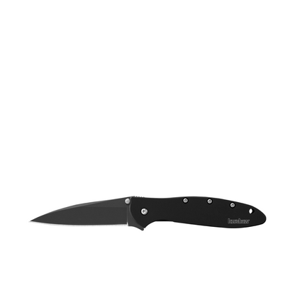 Kershaw Leek Pocket Knife Black 3" 14C28N Stainless Steel Drop Point Blade
