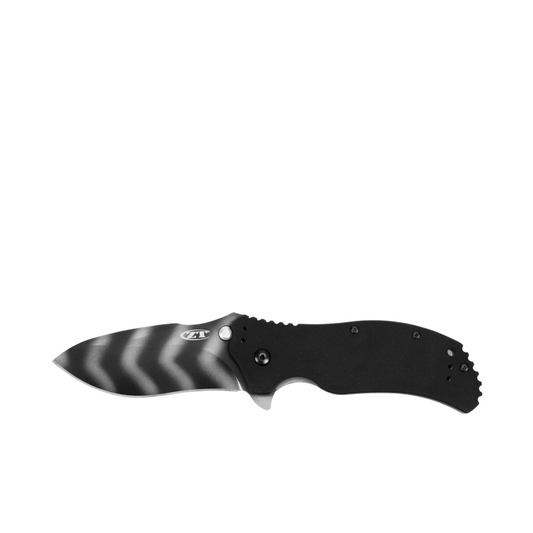 Zero Tolerance Folding Pocket Knife 3.25" S30V Stainless Steel Blade with Tiger-Stripe Tungsten DLC Coating